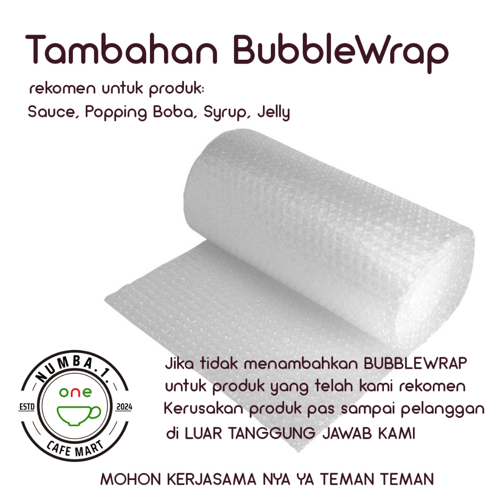 

Tambahan Bubblewrap Extra