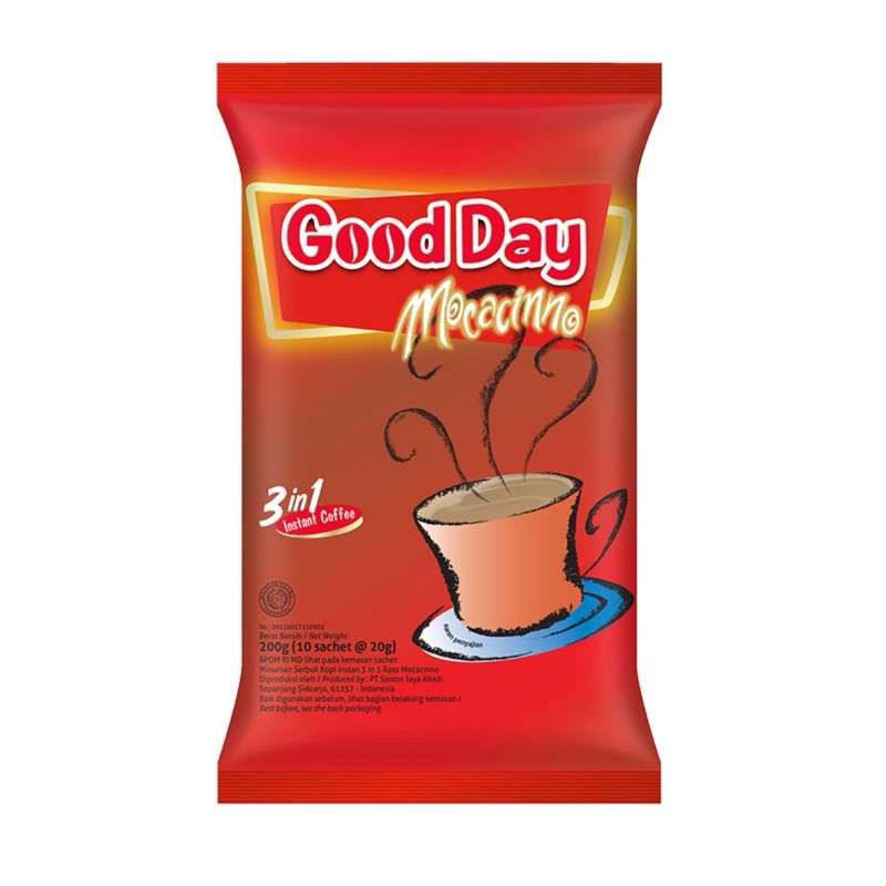 

Good Day kopi Moccacino 10 x 20gr