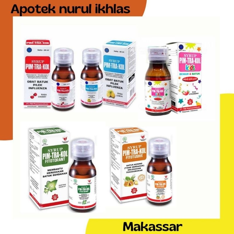 Pimtrakol sirup obat batuk & pilek 60ml