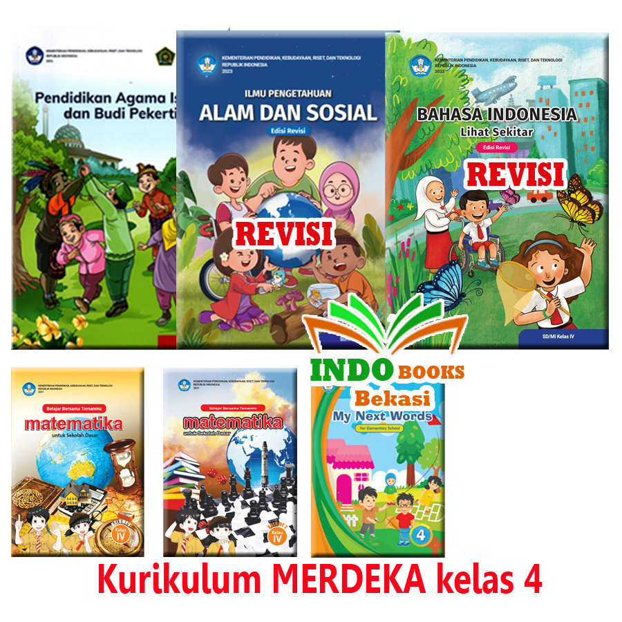 PAKET LENGKAP SD KELAS 4 KURIKULUM MERDEKA (AGAMA ISLAM / AGAMA KRISTEN)