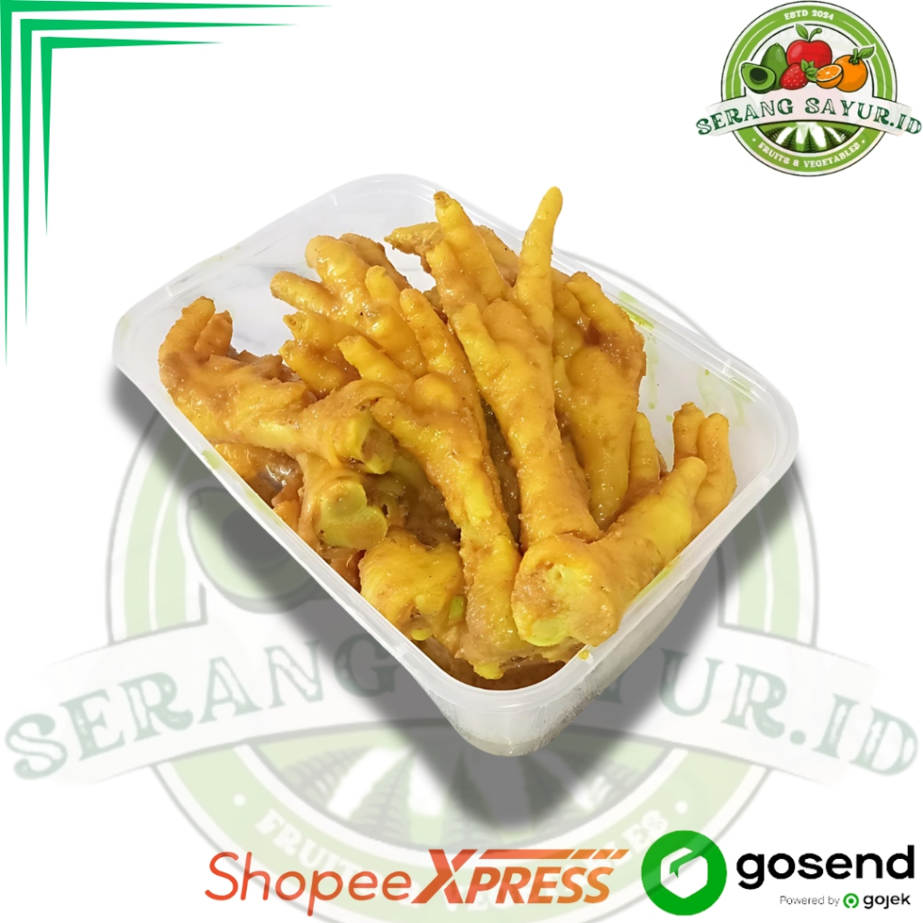 

CEKER AYAM UNGKEP BUMBU KUNING 500 GR - 1 KG