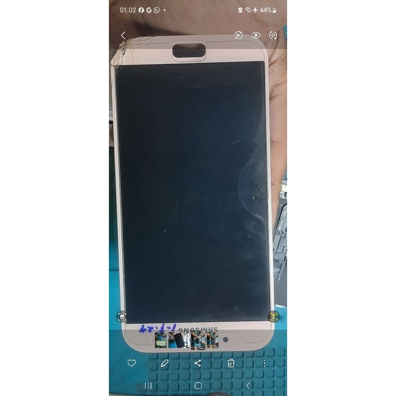 Lcd Amoled A7 2017 SM-A720 Copotan Cabutan