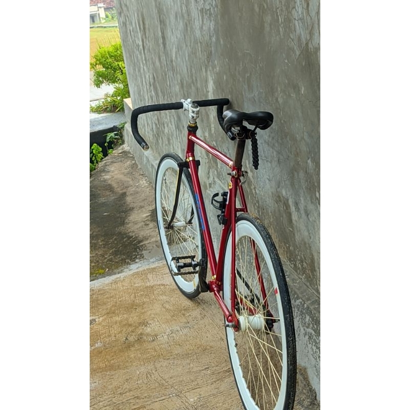 sepeda fixie full bike frame old