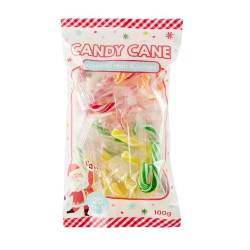 

Permen Candy Cane Christmas Fruit 20 Pack Australia