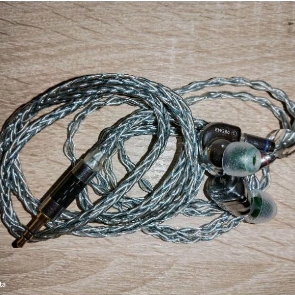 Kabel Xinhs Rainbow Blue dan Copper 2pin 0.78 4.4 balance dan kinera qoa gimlet not jcally nobunaga 