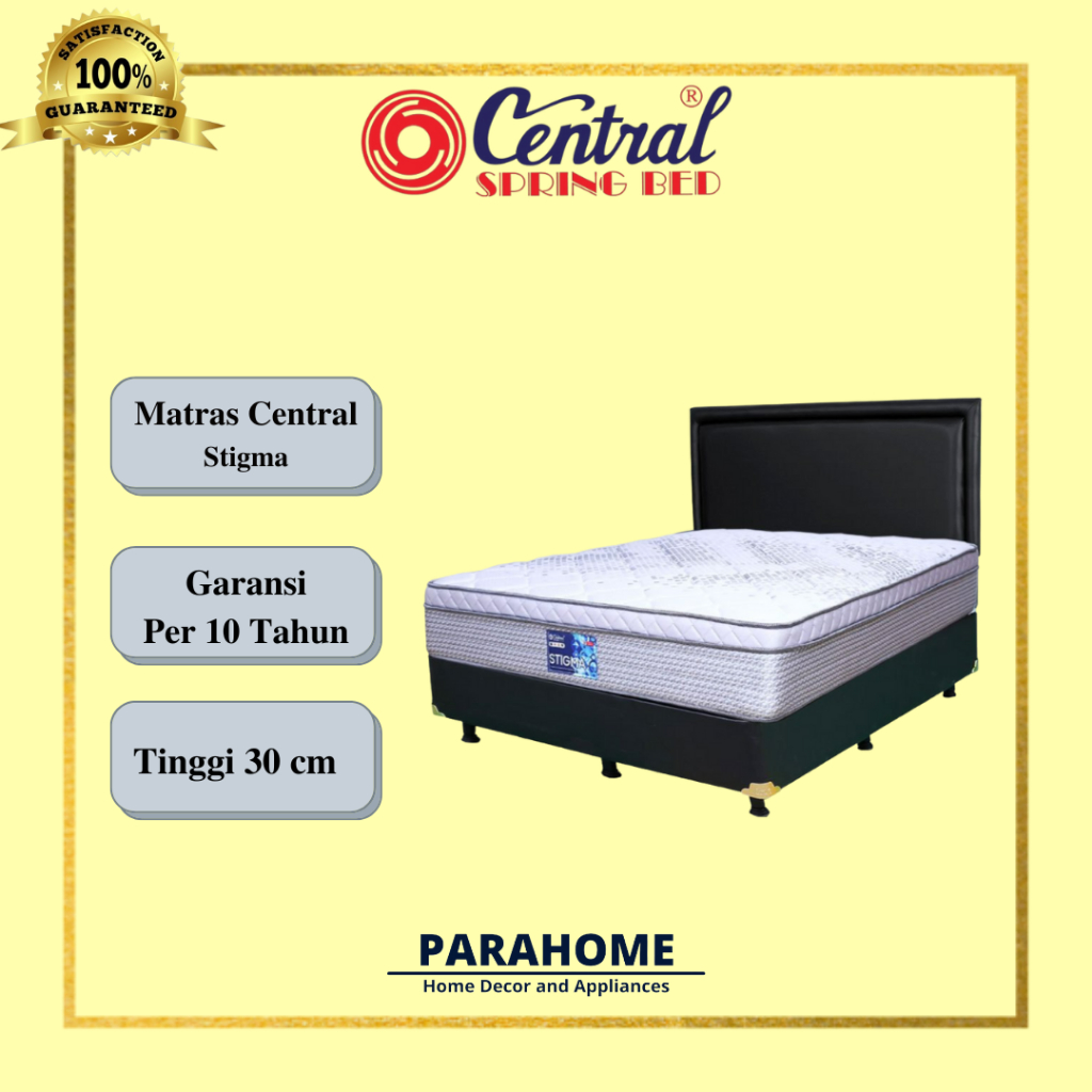 Spring Bed / Matras / Kasur Central Stigma Single Limited Edition Ukuran 90 x 200 Tinggi 30cm