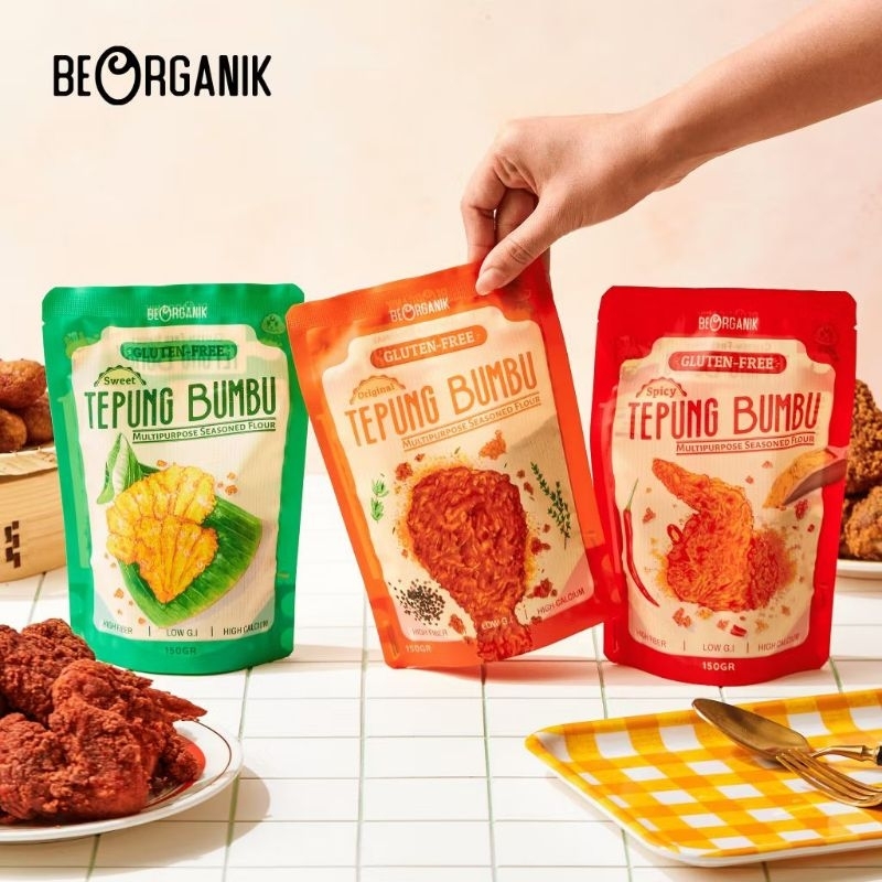 

Beorganik - Tepung Bumbu Original Pedas Manis (Gluten Free) 150gr