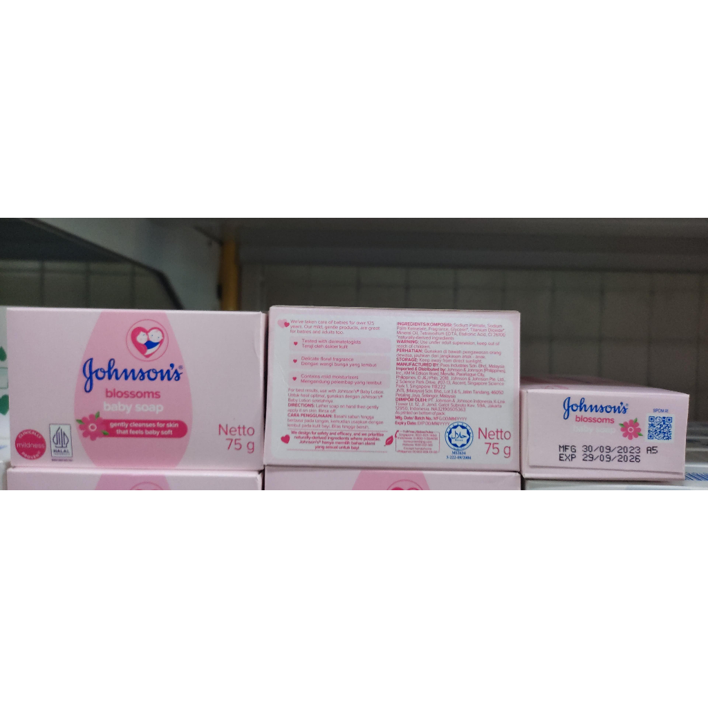 JOHNSON BABY SABUN BAYI 75GRAM BLOSSOM SABUN BATANG
