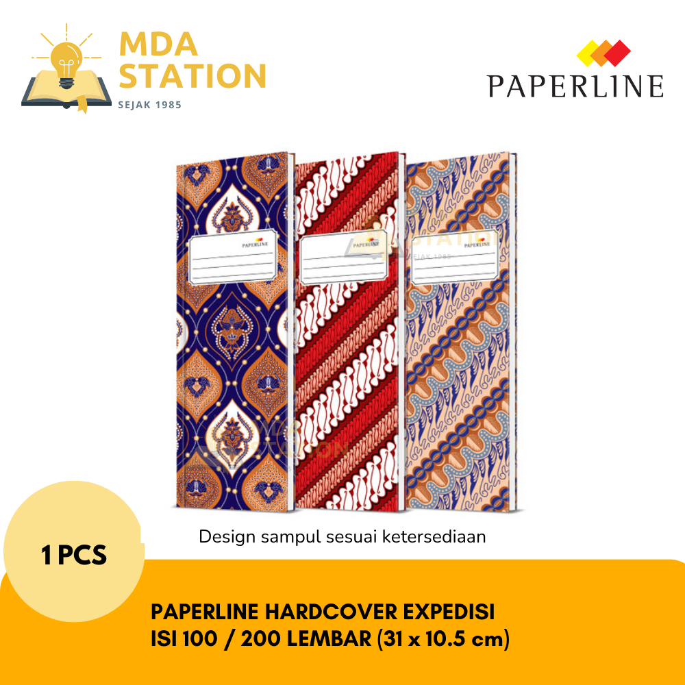 

PAPERLINE EKSPEDISI Hardcover Buku Tulis isi 100/200 Lembar (SATUAN) | PAPERLINE EKSPEDISI Hardcover isi 100/200 Lembar Beli Eceran atau satuan | Buku Tulis Buku Keuangan Buku Akutansi | MDA STATION