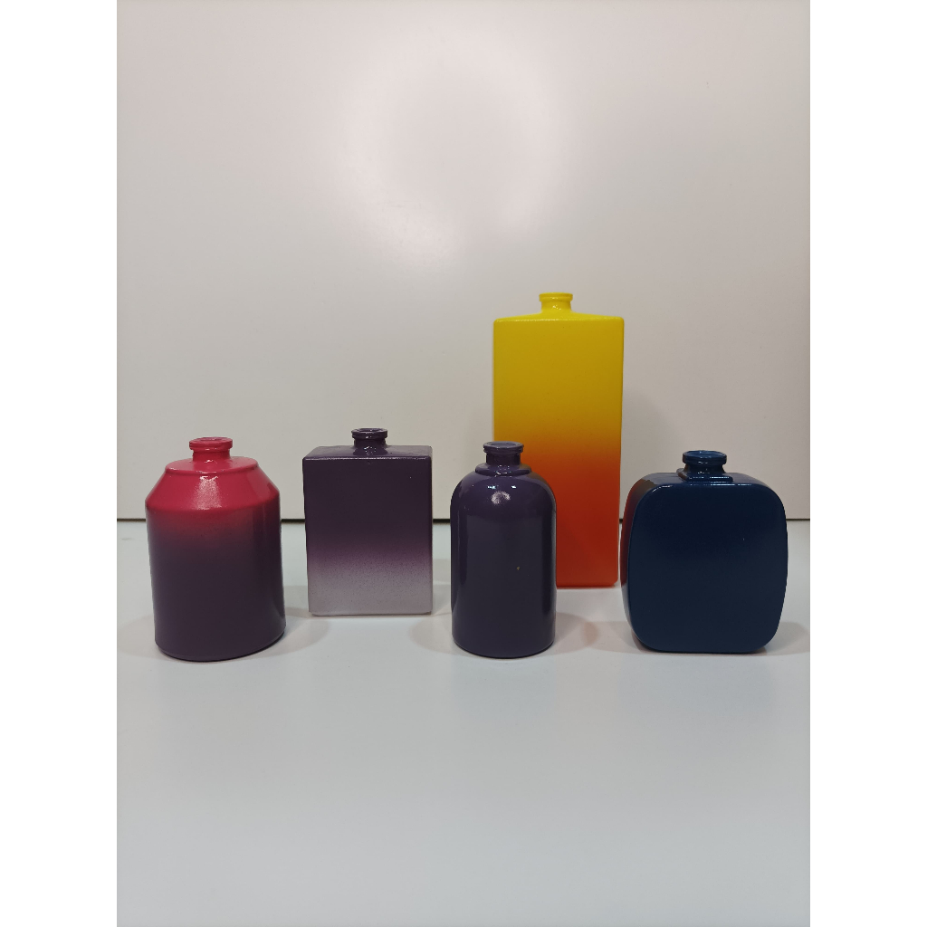 CUSTOM BOTOL PARFUM, SERUM, BEBAS PILIH WARNA (TIDAK TERMASUK BOTOL)