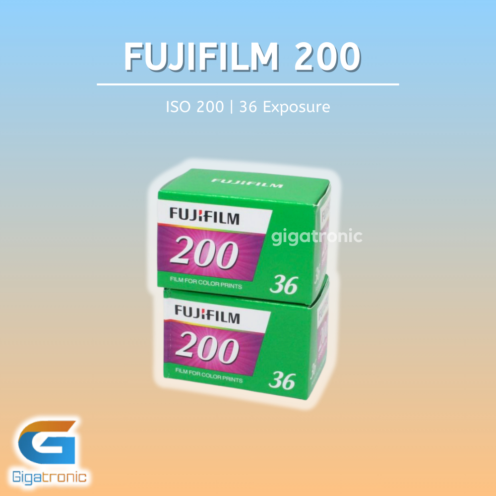 T2T Fujifilm 200 Color Negative Film 35mm 36 Exposure / Roll Film 135/36 ASA 200 RBU