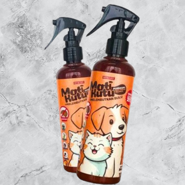 Obat Kutu Kucing Spray Aman Terjilat MATI KUTU 250 ML Royal Cats