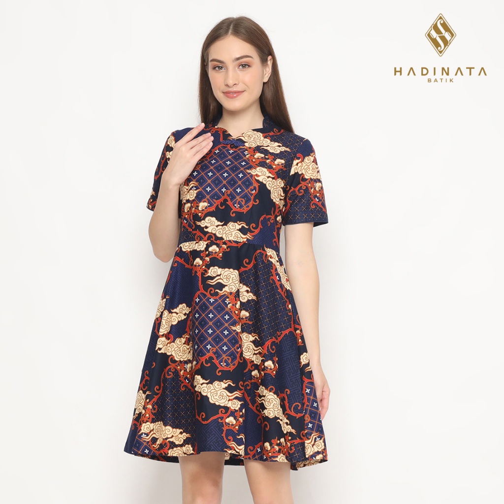 Hadinata Batik Wanita Dress Furing Aisyah Arkana