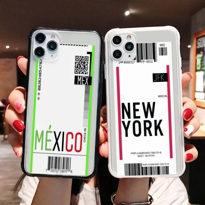 CASETIFY AIR PLANE TICKET / BOARDING PASS CASE OPPO A12 - PARIS