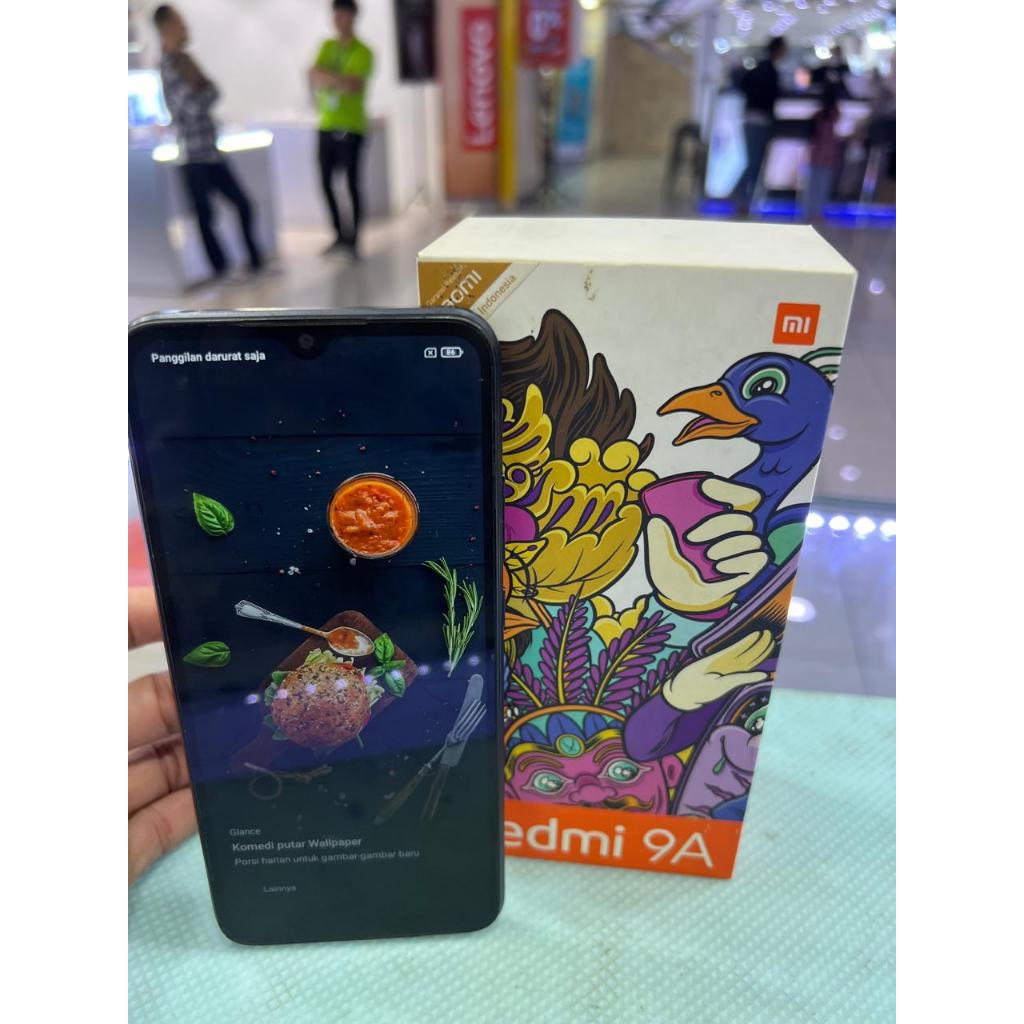 XIAOMI REDMI 9A 2/32GB SECOND SEKEN BEKAS RAM 2 INTERNAL 32