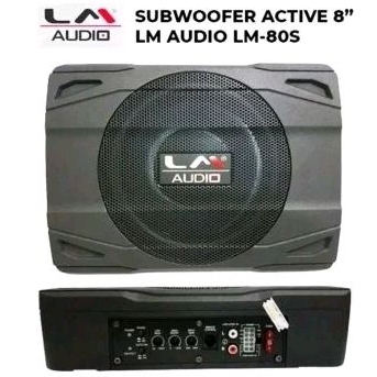 SUBWOOFER KOLONG AKTIF LM 80S SUBWOOFER LM AUDIO 8 INCH