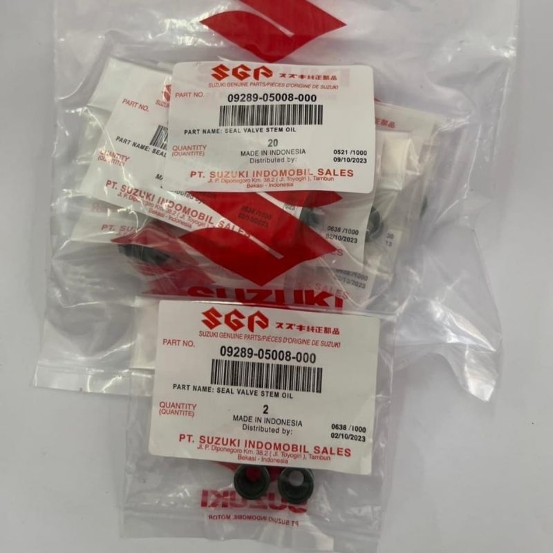 09289-05008-000 Seal Valve Stem Sil klep suzuki smash thunder Shogun hayate spin ori SGP