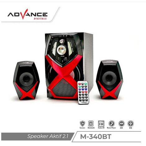 ITSTORE Speaker Advance M340BT Bluetooth / Speaker Aktif Advance M340BT M-340 M 340BT