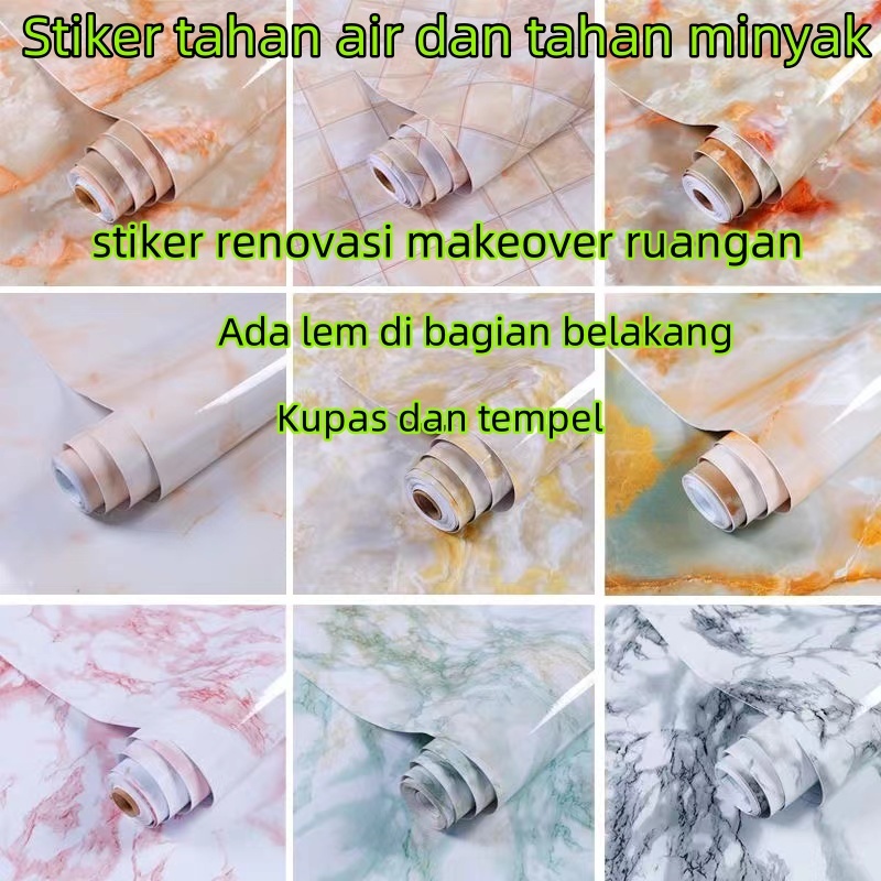 Stiker Dinding Dapur Tahan Minyak Wallpaper Dapur Tahan Panas Stiker Dapur Tahan Air Wallpaper Stike