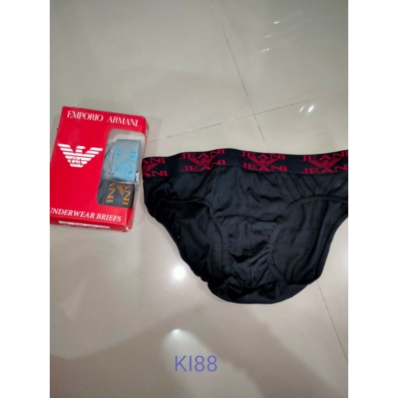 HARGA PROMO + BELI 2 KOTAK BONUS 1 KOTAK celana dalam / underwear emporio Armani