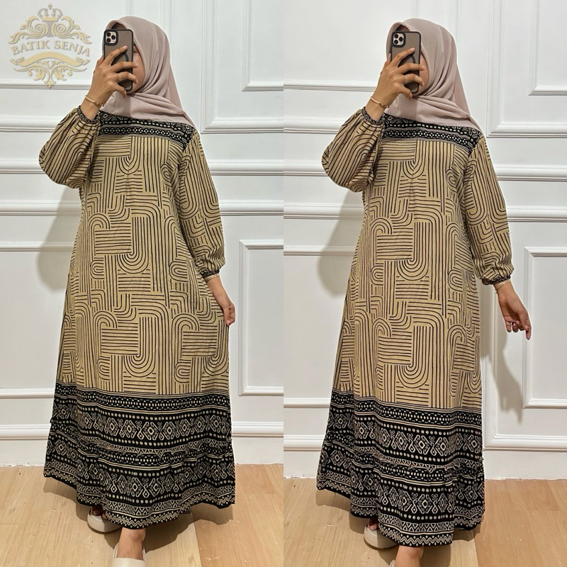 DRES GAMIS NAGITA BUSUI BAHAN RAYON PREMIUM TEBAL FASHION WANITA