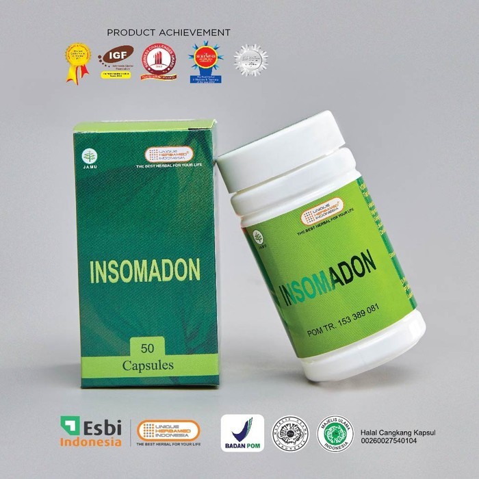 INSOMADON HERBAMED - HERBAL SEDATIVE MENGATASI GANGGUAN TIDUR