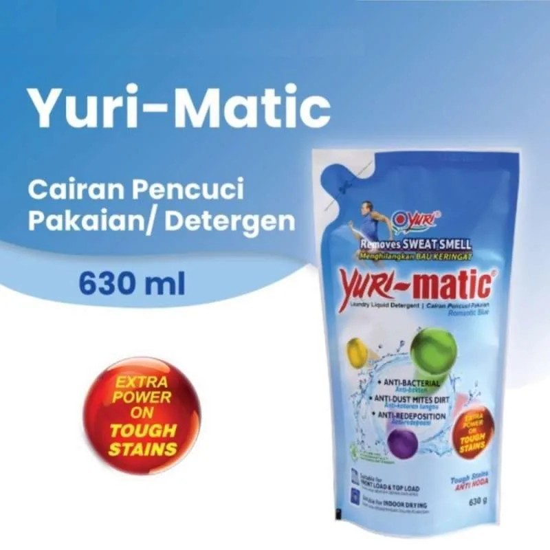 YURI MATIC DETERGENT LIQUIT ROMANTIC BLUE