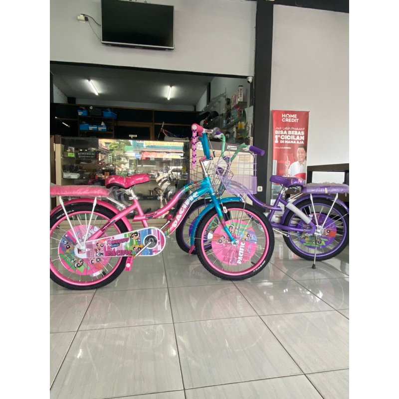 sepeda mini 20 Inch Pacific astina Power puff sepeda anak perempuan dewasa ctb murah berkualitas