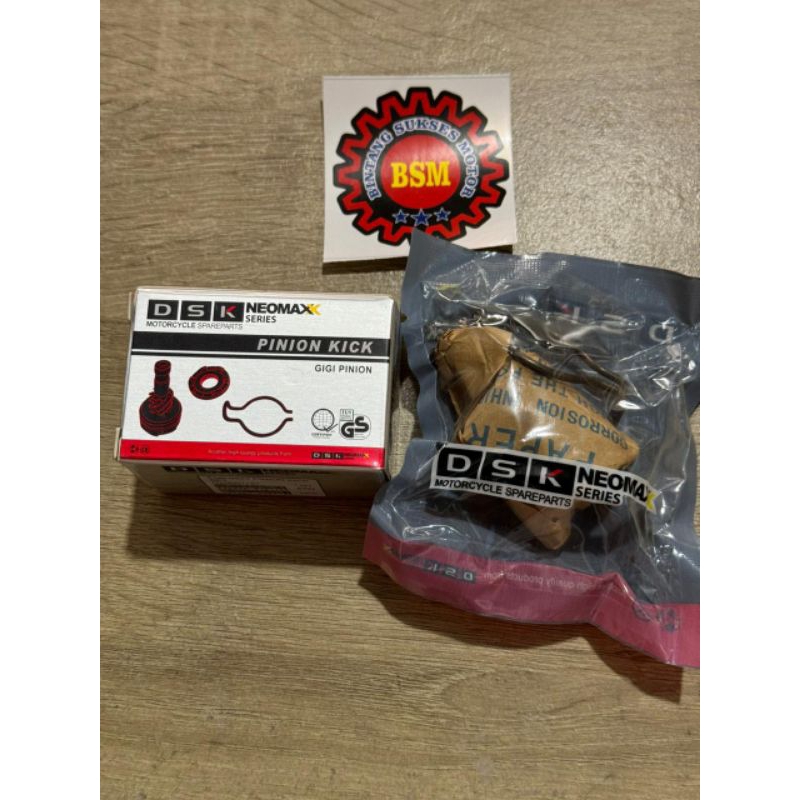 Gigi Pinion Komplit Beat/Gigi Engkol Beat Karbu DSK