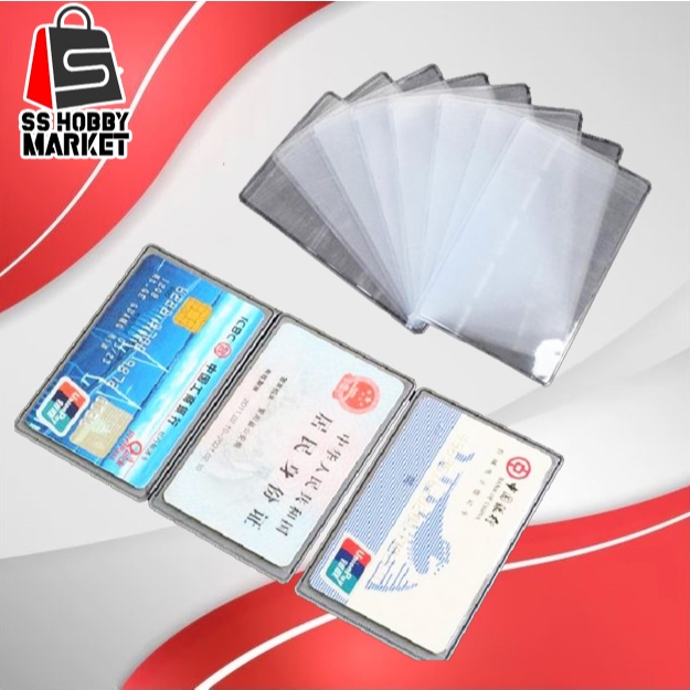 

Plastik Cover Pelindung Kartu ATM SIM KTP Kartu Nama