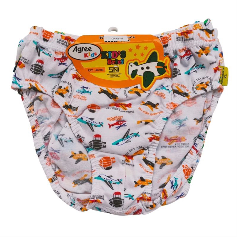 [DISKON] 3 PCS CELANA DALAM ANAK COWOK/CD AGREE JEPIT XL DAN XXL/CELANA DALAM PUTIH