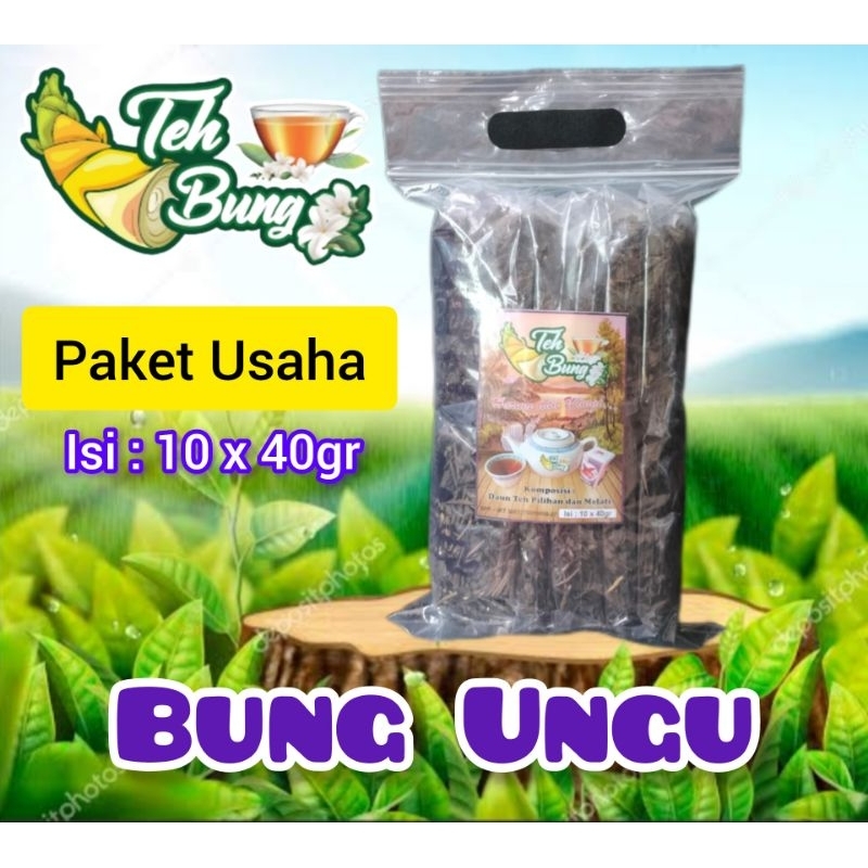 

Paket Usaha (Bung Ungu) 1 pak isi 10 Bungkus (1 Bungkus teh untuk 5 liter air)