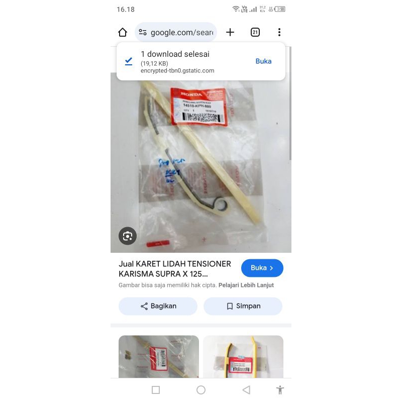 Tensioner Honda Supra x 125