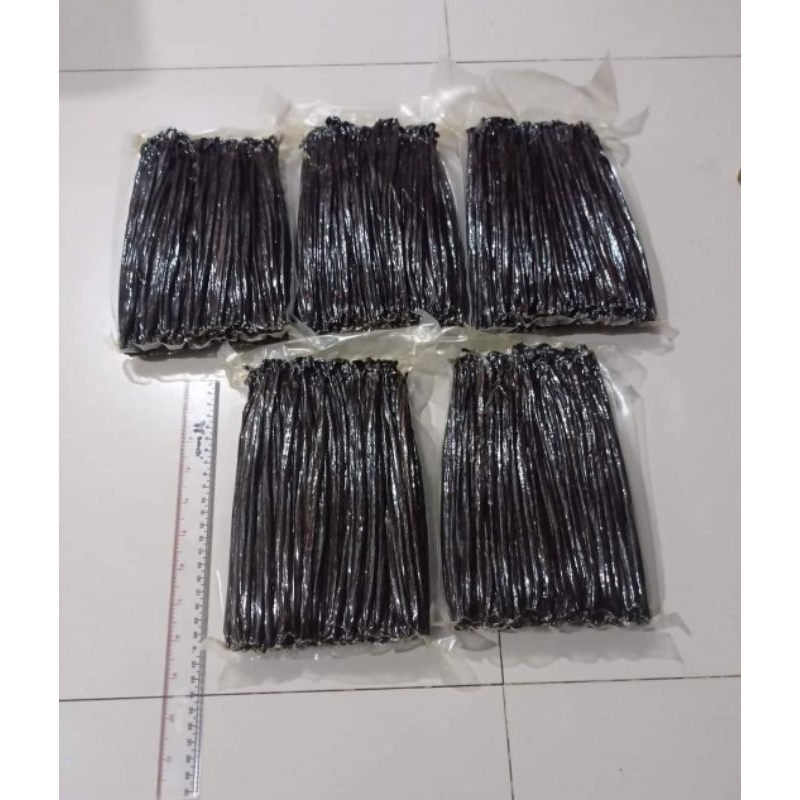 

HARGA GROSIR | Gourmet Vanilla Bean Planifolia Grade A Super Size 18cm - 22cm