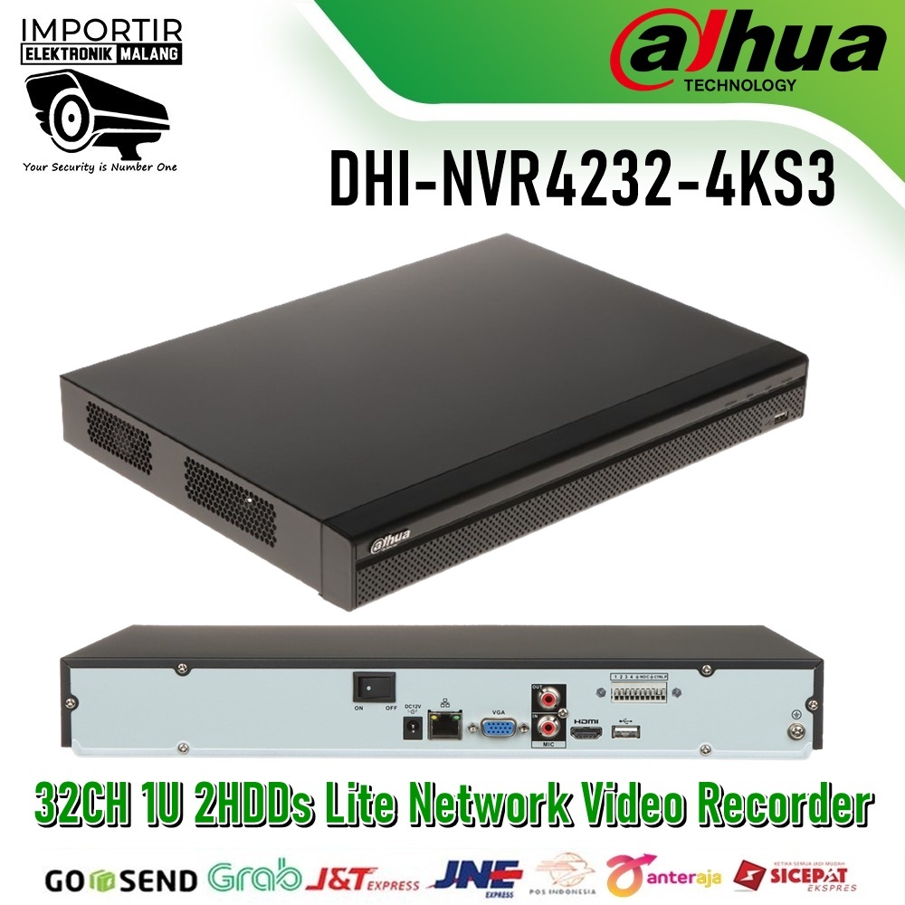NVR 32ch DAHUA DHI-NVR4232-4KS3