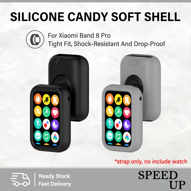 Silicone Case for Xiaomi Mi Band 8 Pro Bumper Soft Protector Case