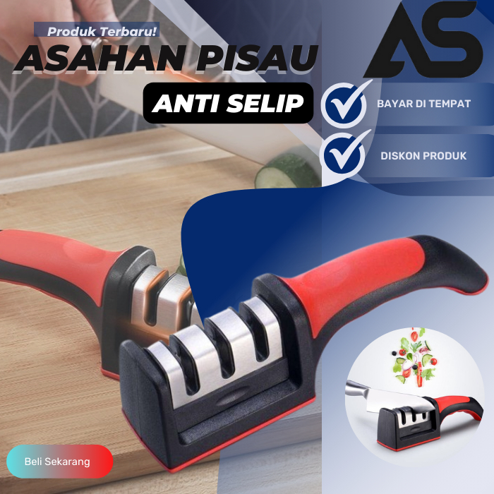 Asahan pisau stainless Pengasah gunting Kain Pengasah pisau stainless ORIGINAL