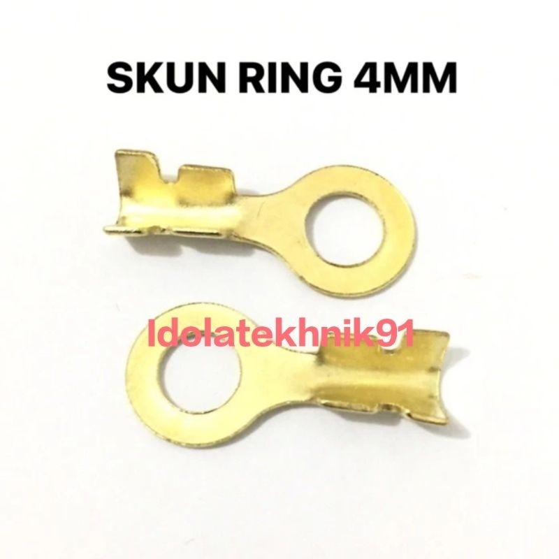 Skun Ring Mini 4mm / Skun Bulat Kecil 4 mm (isi 100 Pcs)