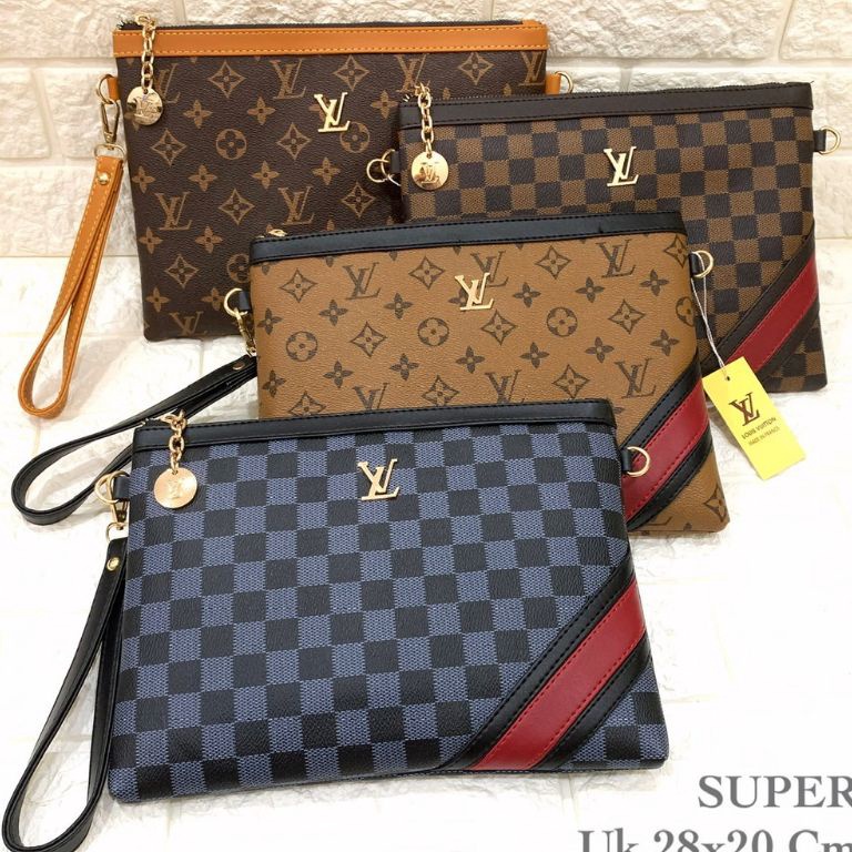 KODE F9C Clutch Selempang Wanita Serbaguna Bahan Premium Terbaik Import Batam Dompet Hp Wanita
