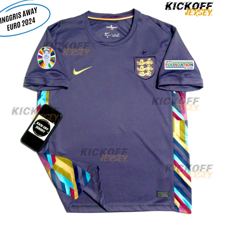 KODE R94G JERSEY ENGLAND AWAY EURO GRADE ORI 224 225