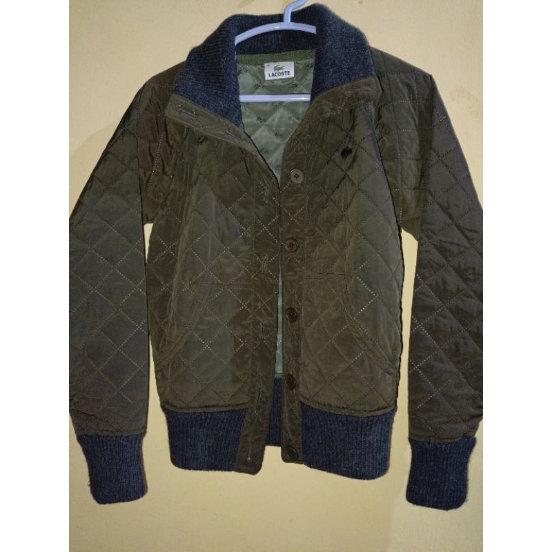LACOSTE BOMBER HIJAU ARMY