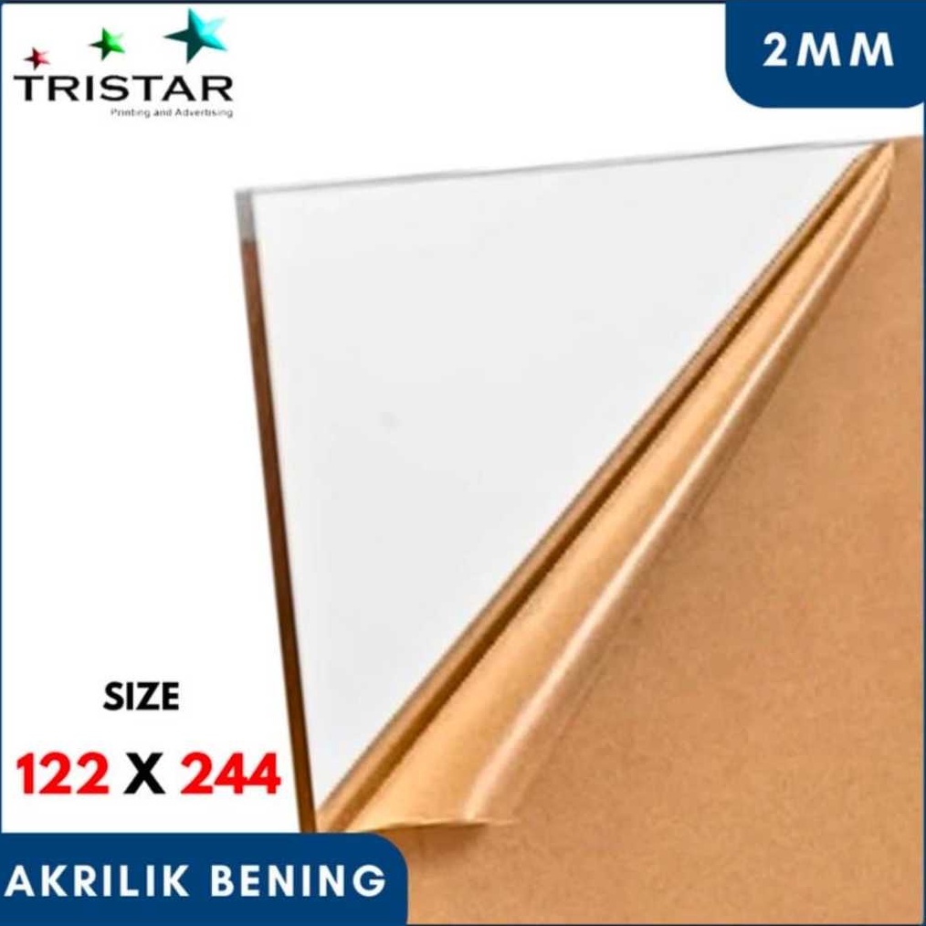 

AKRILIK LEMBARAN BENING MERK STAR ROYAL 2mm Uk 122 x 244cm KODE Q2X1