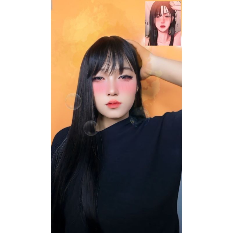 wig daily wig korean wig cosplay yuna manhwa