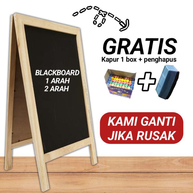 

KODE U4W2 PAPAN TULIS KAPUR 2 ARAH 1 ARAH 1X5CM PAPAN TULIS BLACKBOARD