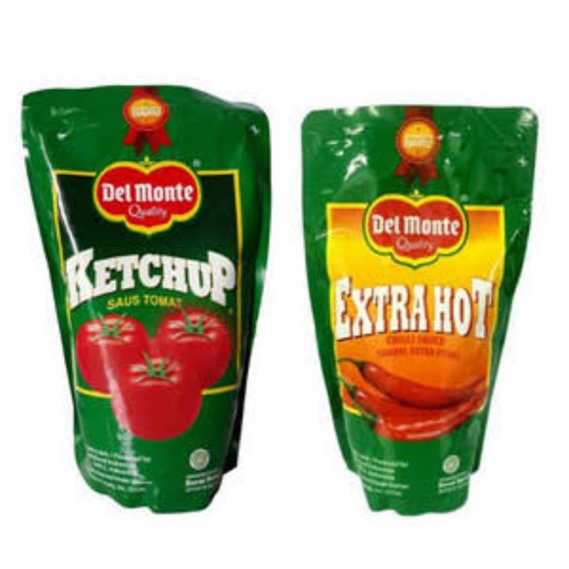 

Saus sambal, saus tomat delmonte 500gr