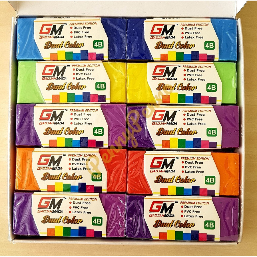 

Penghapus Pensil 4B Warna Merk GM / Goztar