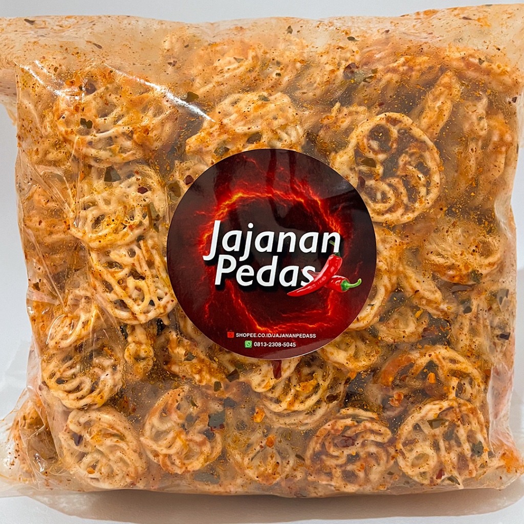 

1kg seblak kering kerupuk krupuk rafael pedas daun jeruk | Jajanan pedass