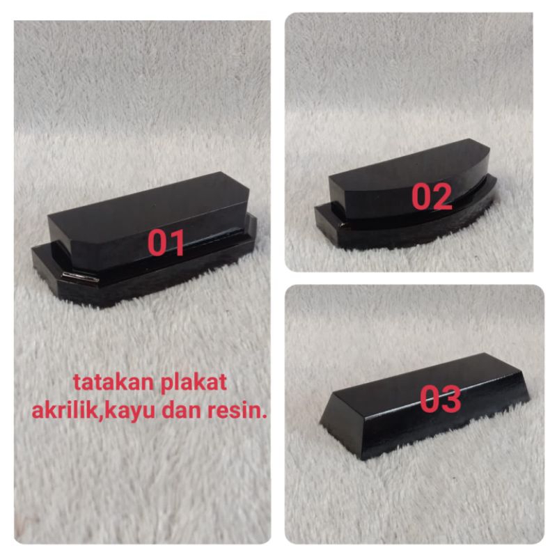 TATAKAN AKRILIK KAYU
