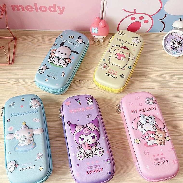 

KODE B7J8 Tempat Pensil Sanrio Premium Kotak Pensil Zipper Banyak Sekat Lucu Tempat pensil karakter