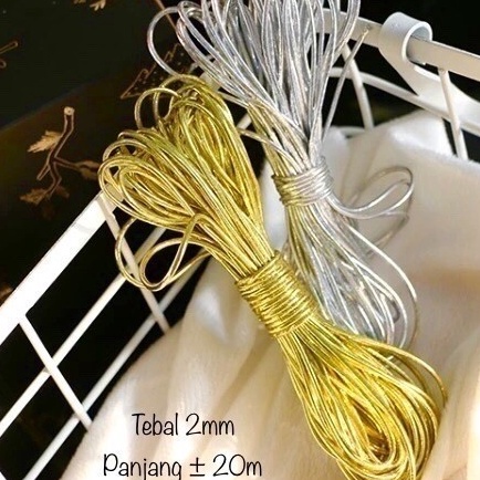 

KF7 Tali Karet Elastis untuk Hangtag Kotak Toples Hiasan kado